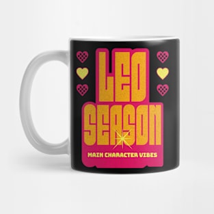 Leo Season Y2K Aesthetic Main Character Vibes Zodiac Sign Mug